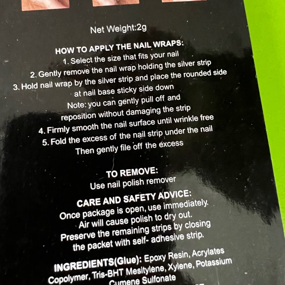 INSTANT NAIL FOILS graphic print fast wrap apply: nightmare before Christmas - Picture 3 of 5